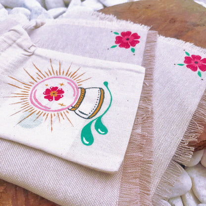 Conjunto saquito + tapete para runas "Revelación"