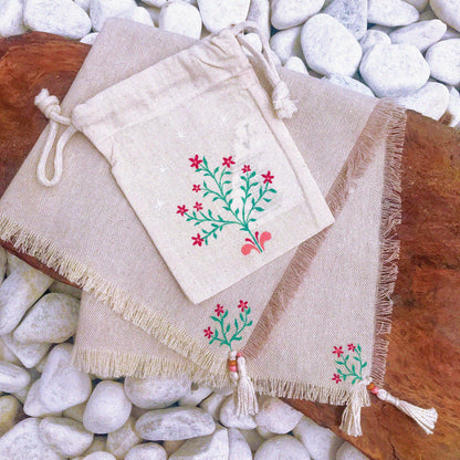 Conjunto saquito + tapete para runas "Raíz"