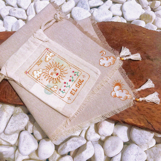 Conjunto saquito + tapete para runas "Despertar"