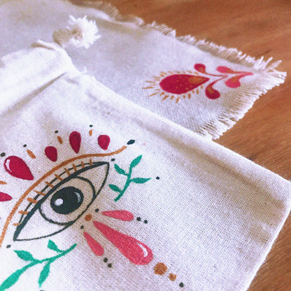 Conjunto saquito + tapete para runas "Custodia"