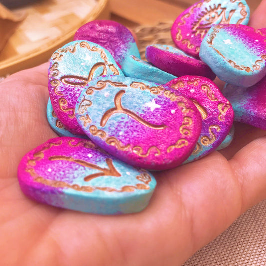 Runas de Bruja artesanales "Corazón del mar"