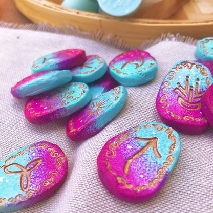 Runas de Bruja artesanales "Corazón del mar"