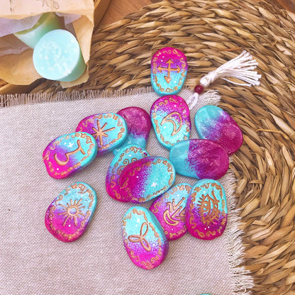 Runas de Bruja artesanales "Corazón del mar"