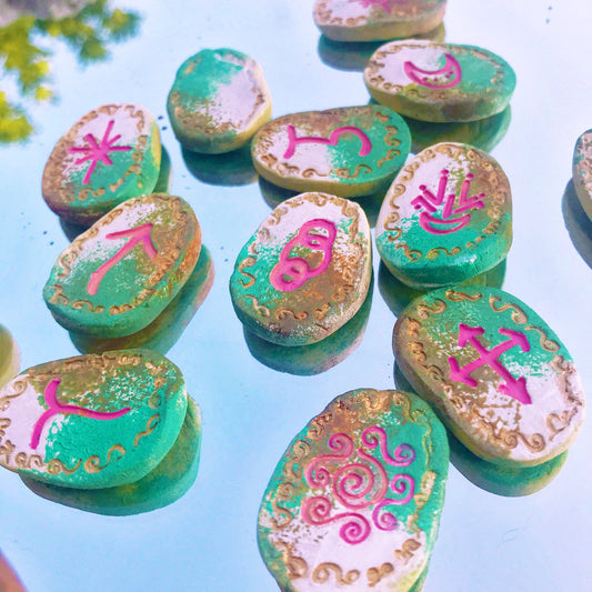 Runas de Bruja artesanales "Hylé"
