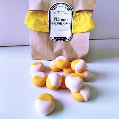 Cera perfumada "Plátano esponjoso"