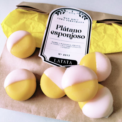 Cera perfumada "Plátano esponjoso"