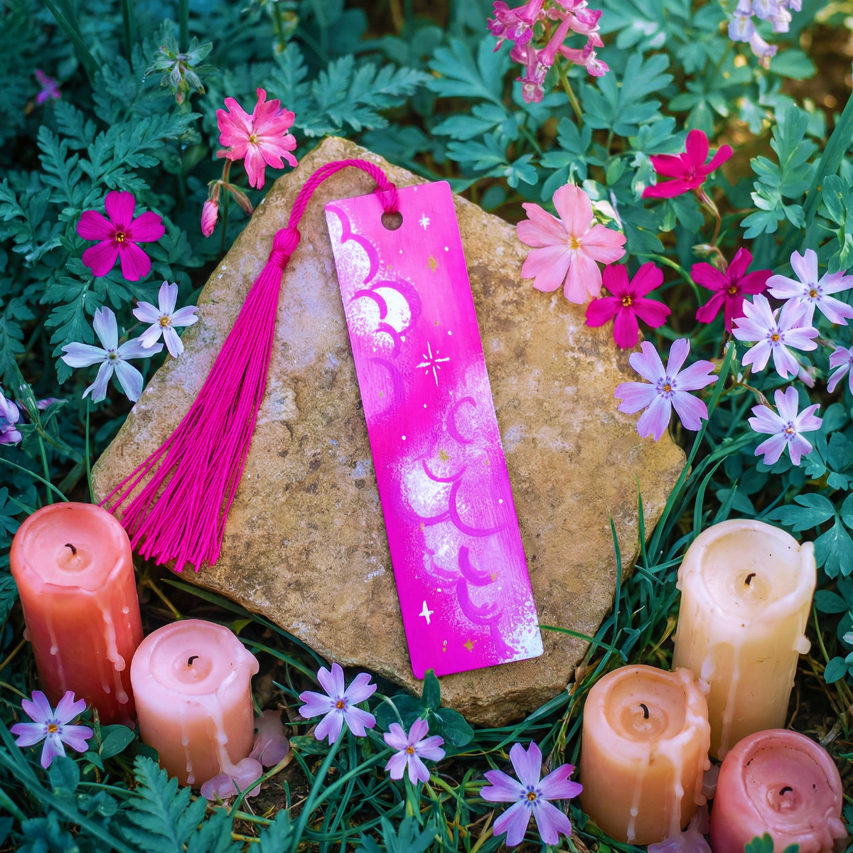 Marcapáginas de madera "Néctar Primavera"