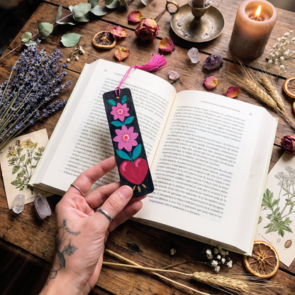 Marcapáginas de madera "Jardín Secreto"