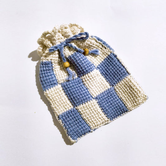 BOLSA ARTESANAL | CROCHET | Cuadros (L)