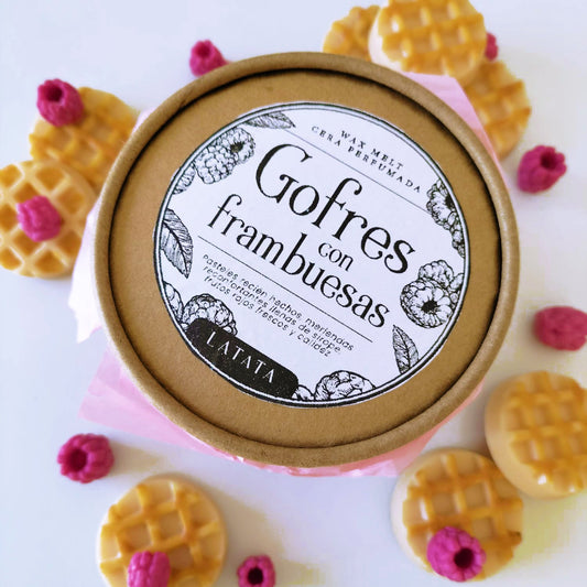 CERA PERFUMADA STYLE | WAX MELTS | Gofres con frambuesas o arándanos