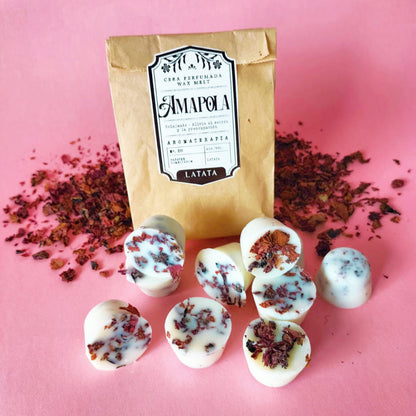 Cera perfumada de Amapola