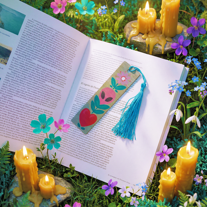 Wooden bookmark "Visitor of Silence"