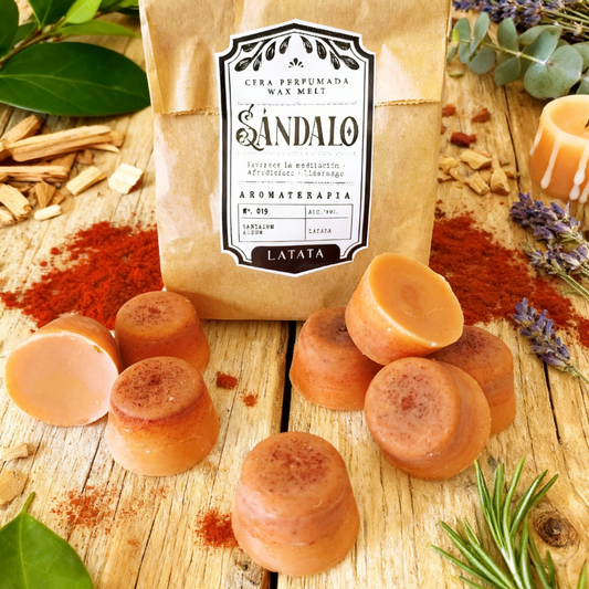 Cera perfumada de Sándalo