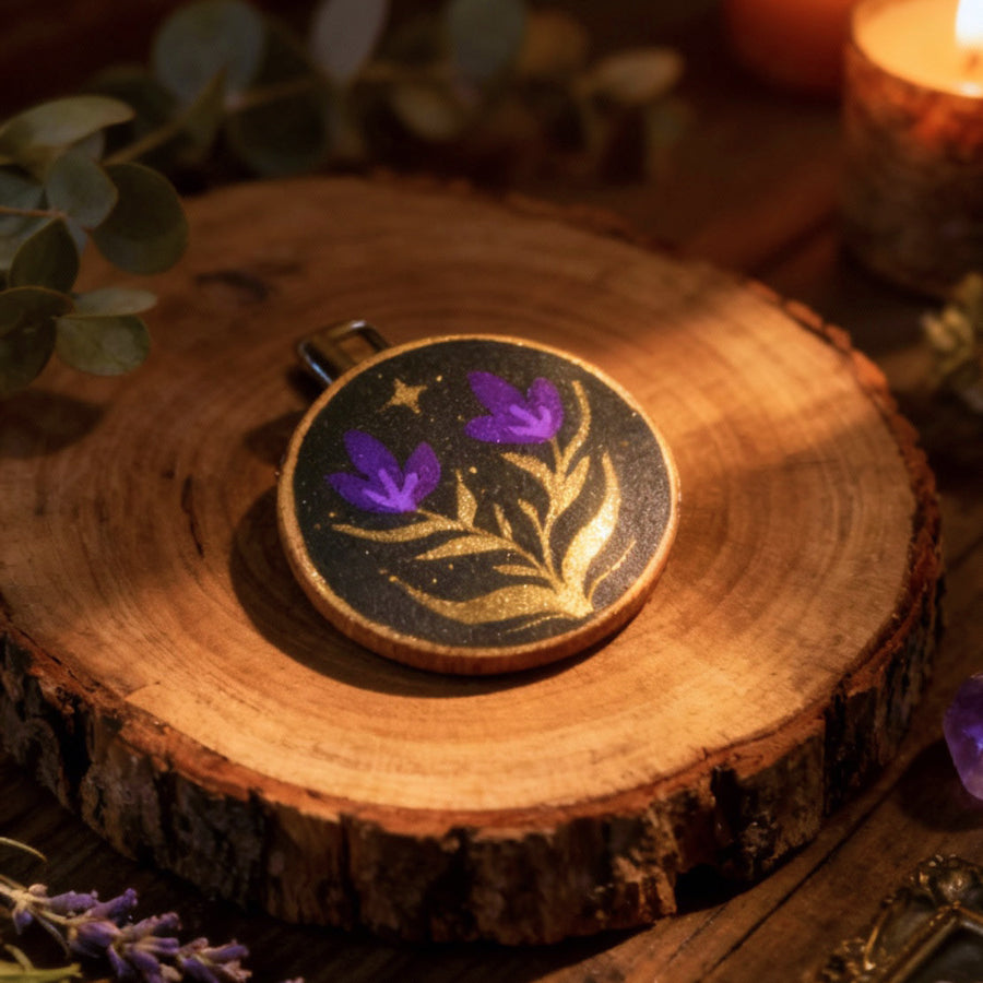 Imanes para nevera de madera "Bruma Hogareña"