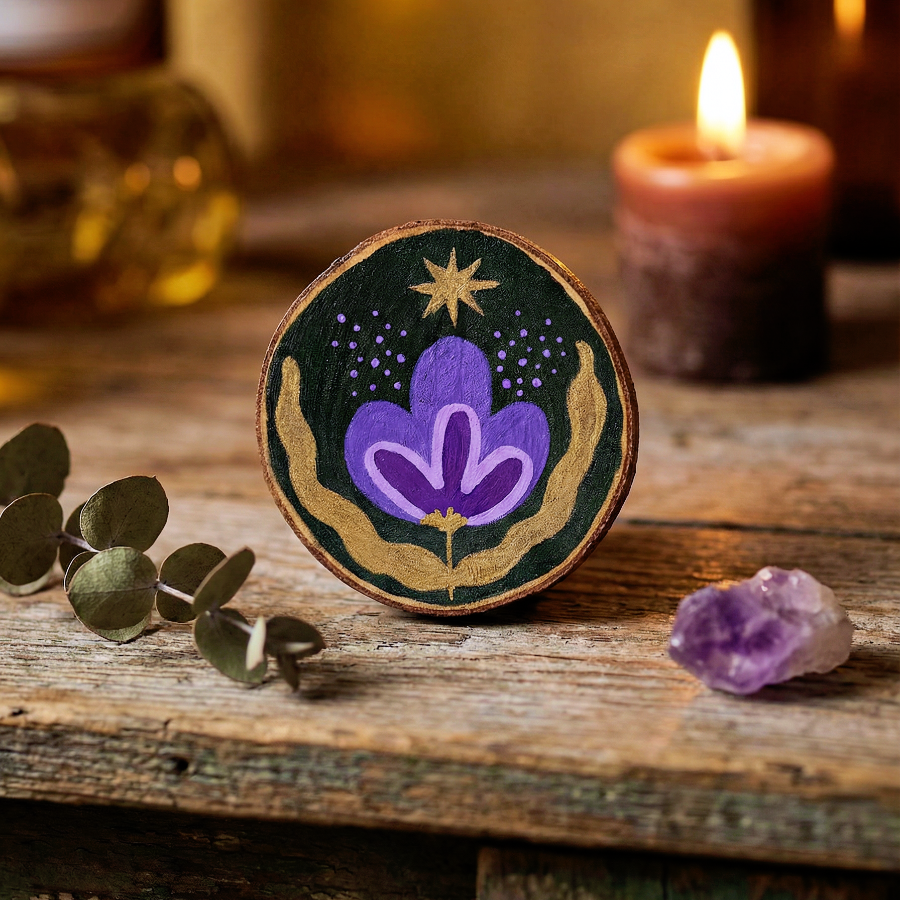 Imanes para nevera de madera "Bruma Hogareña"