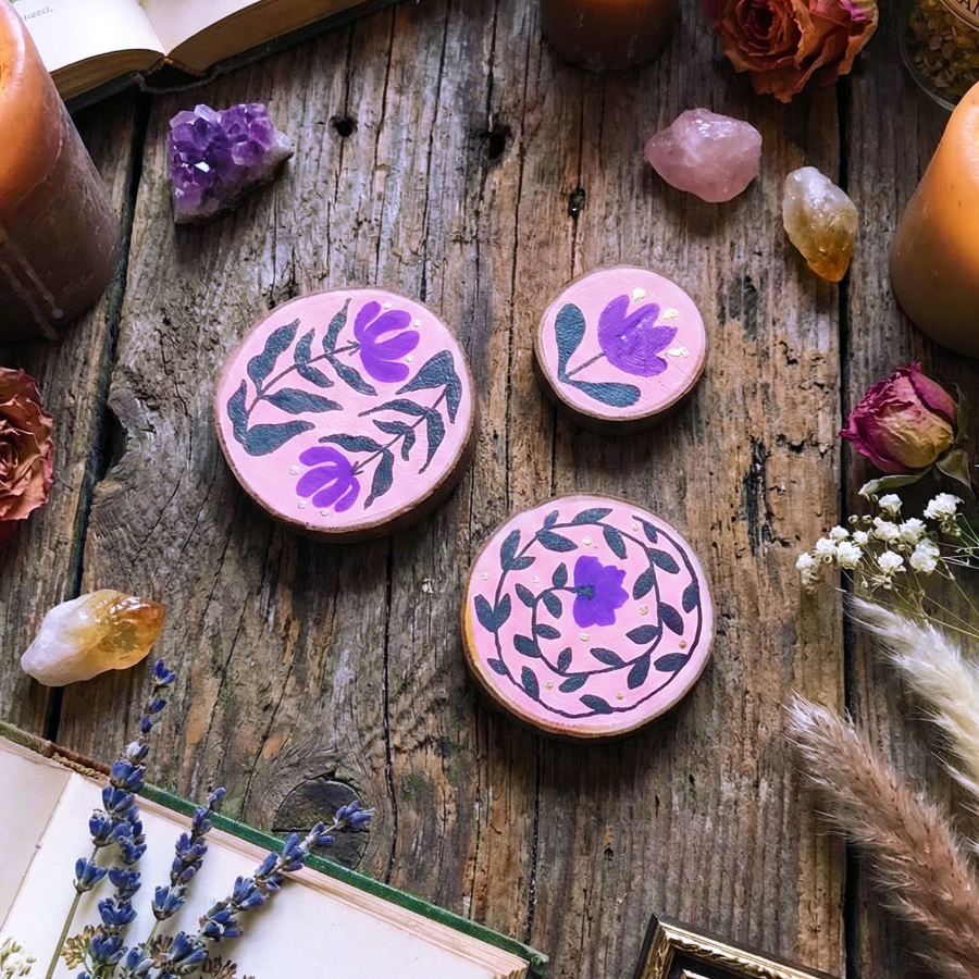 Imanes para nevera de madera "Raíz Domus"