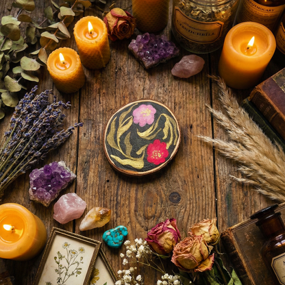 Imanes para nevera de madera "Nido Cálido"