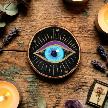 Imanes para nevera de madera "Luz Serena"