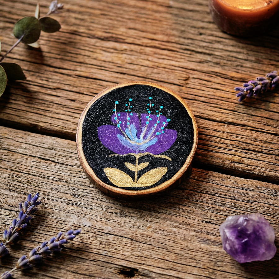 Imanes para nevera de madera "Luz Serena"