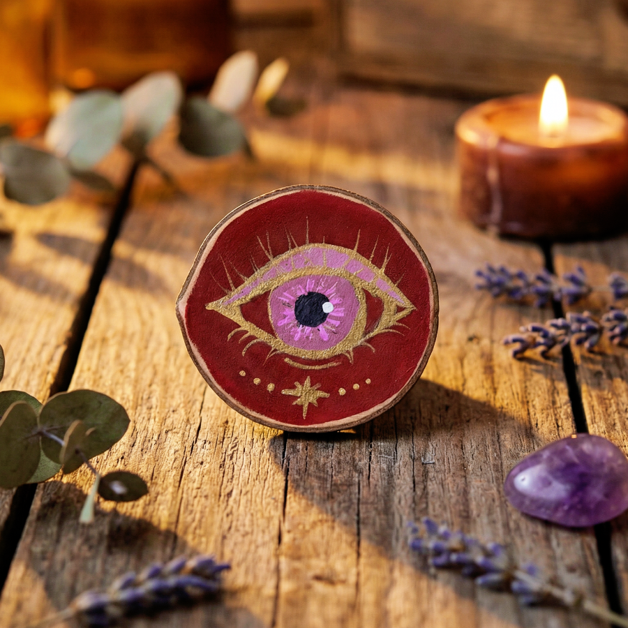 Imanes para nevera de madera "Lumbre Suave"