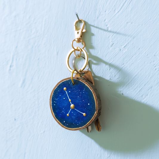 Llavero rústico Constelación Zodiacal - CÁNCER