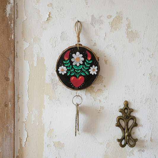 Colgador de llaves rústico “Ysil Raíz”