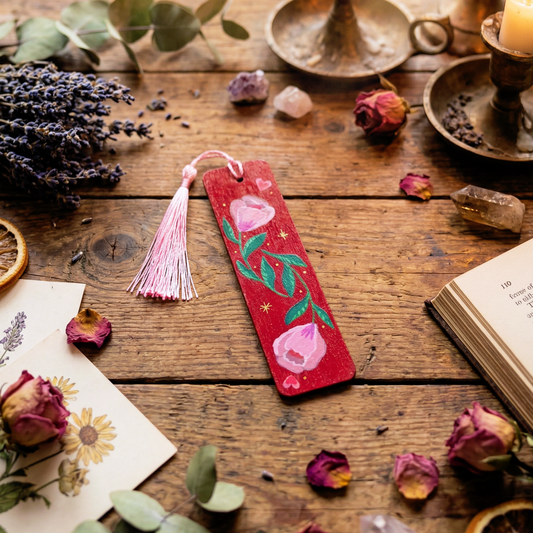 Marcapáginas de madera "Esencia Viva"