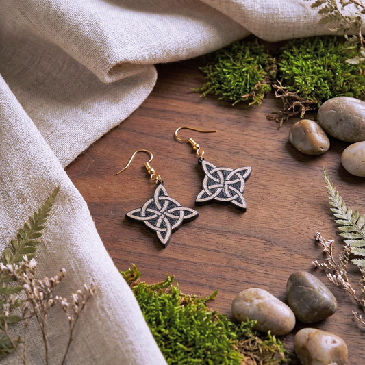 Pendientes "Nudo de Bruja"