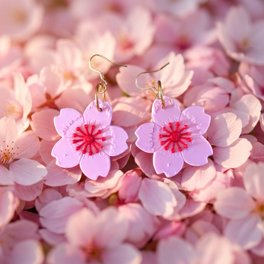 Pendientes "Hanami"