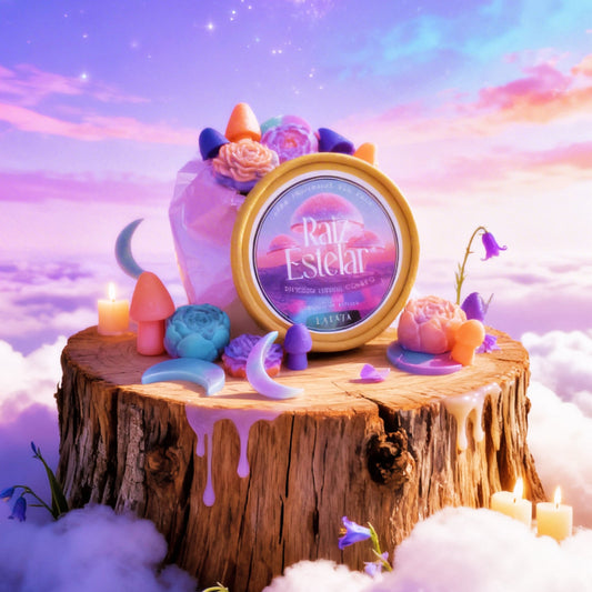 Tarrina de cera perfumada "Raíz Estelar" - COLECCIÓN JARDINES DEL COSMOS