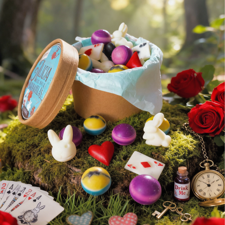 "Alice in Wonderland" scented wax