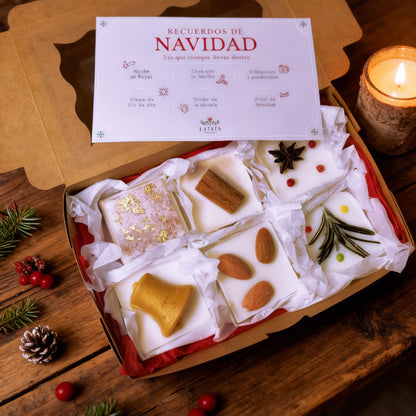 Caja 6 MEGA ceras perfumadas/wax melts "Recuerdos de Navidad"