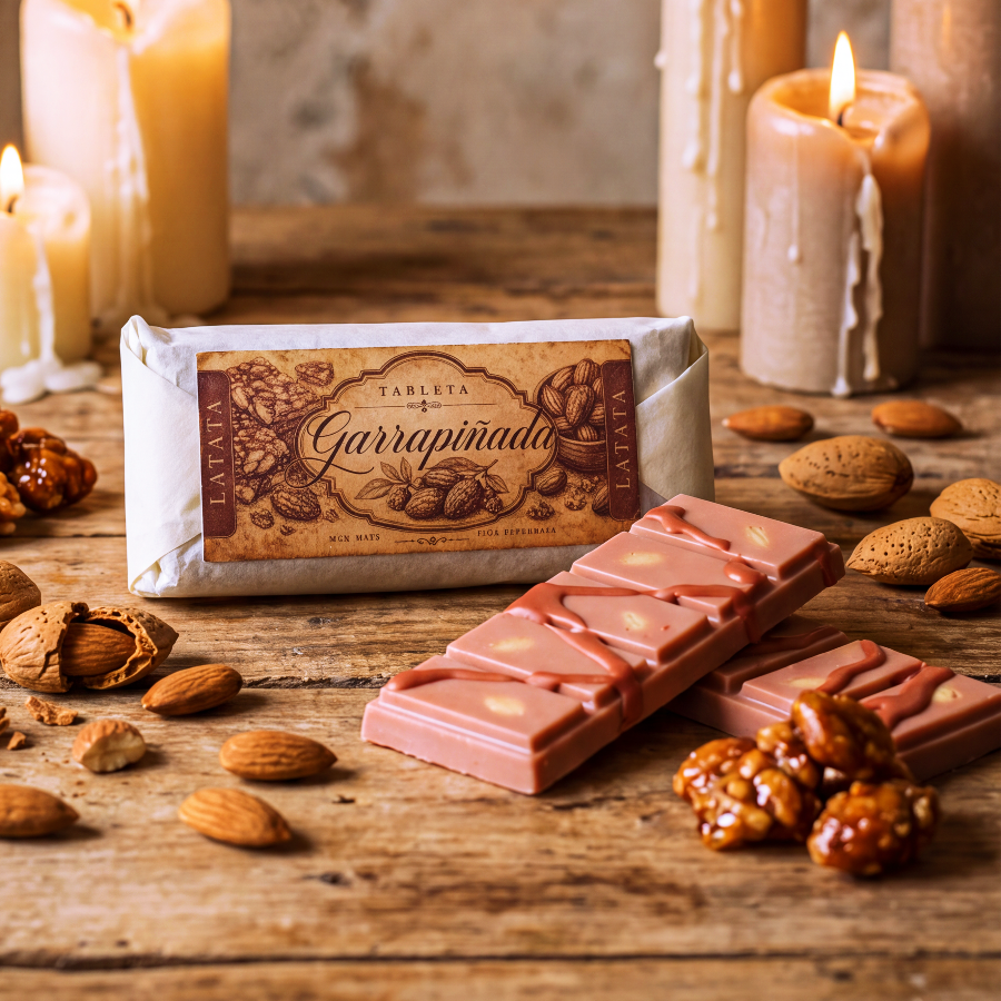 Tableta de cera perfumada "Garrapiñada"