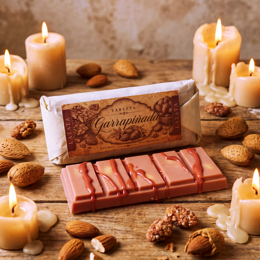 Tableta de cera perfumada "Garrapiñada"