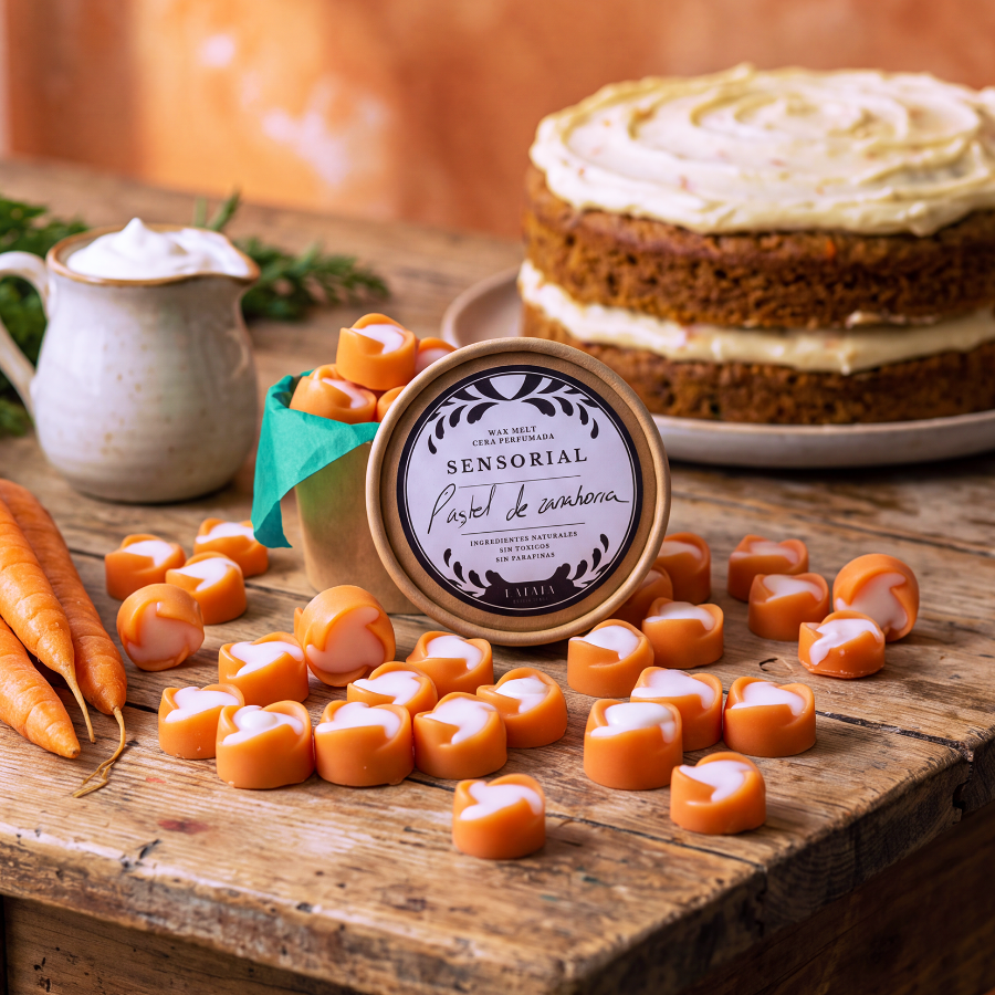 Cera perfumada "Pastel de zanahoria"