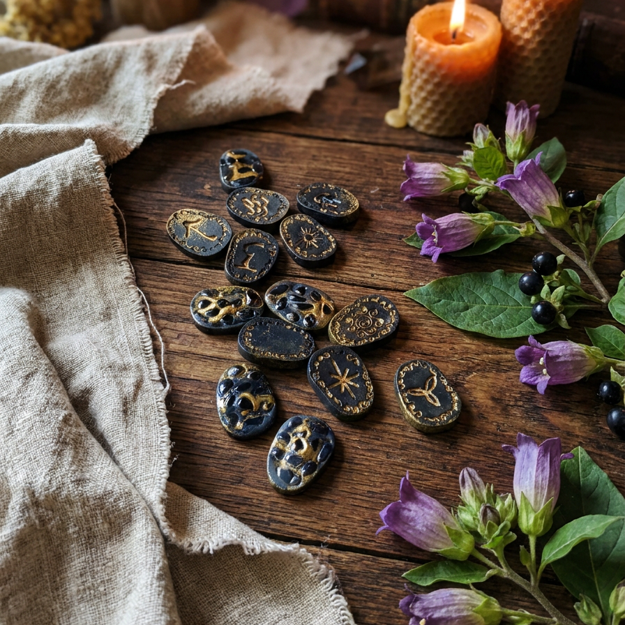 RUNAS de Bruja "Bosque negro"