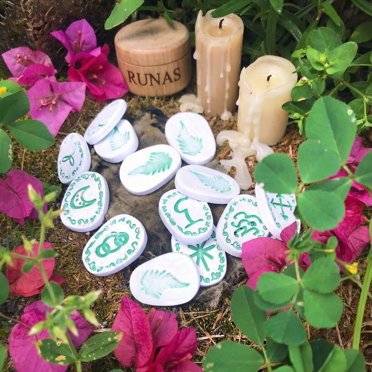 "Fern Spirit" Witch Runes