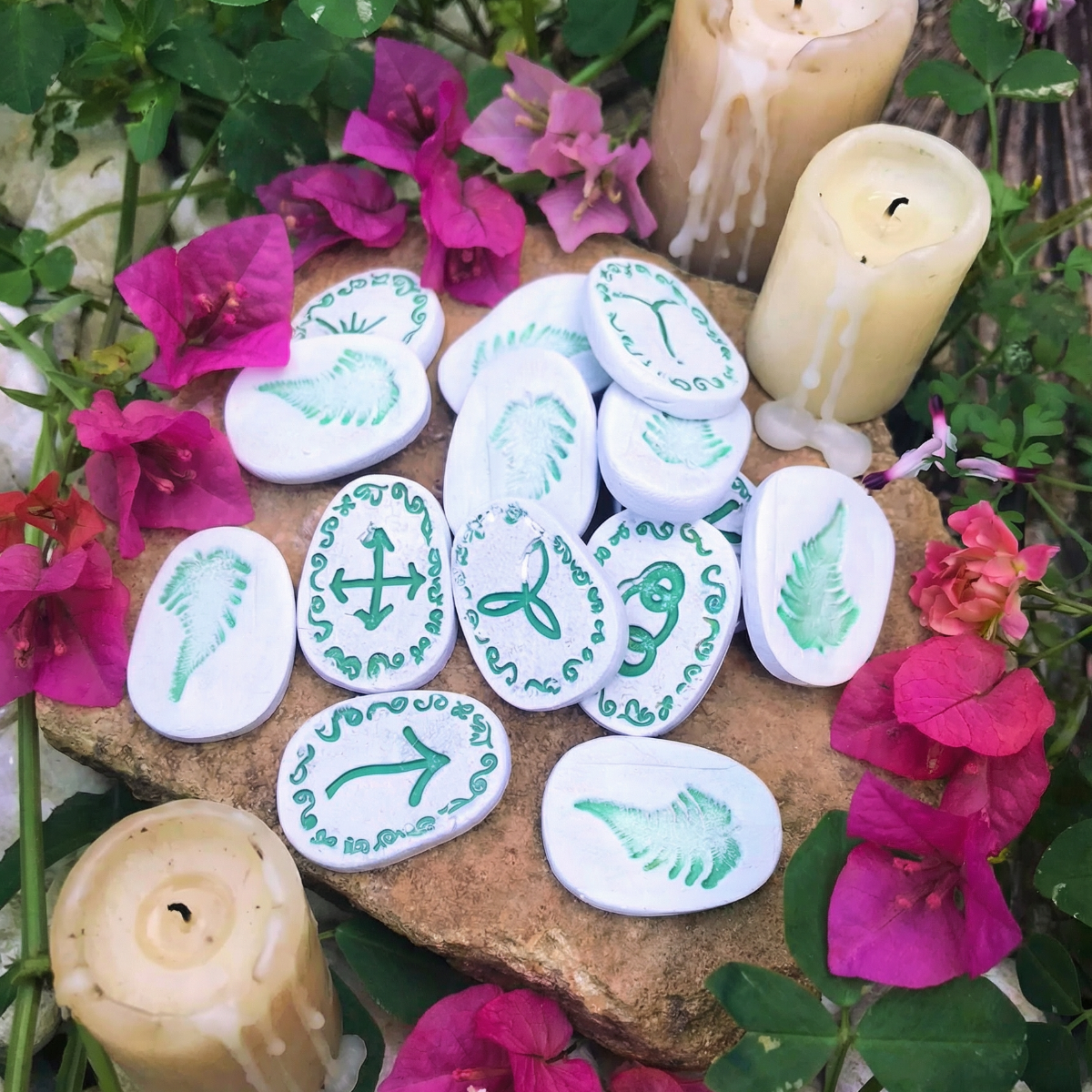 "Fern Spirit" Witch Runes