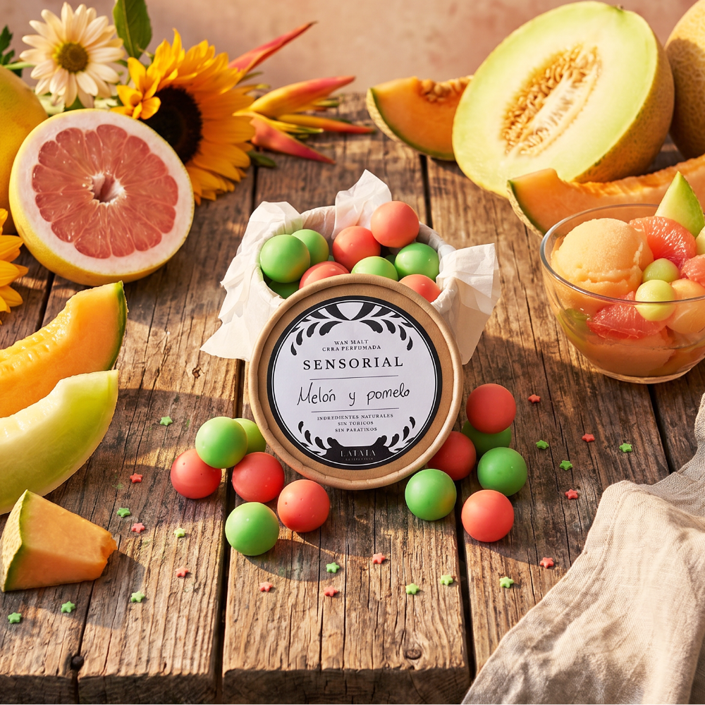 Cera perfumada "Melón & Pomelo"