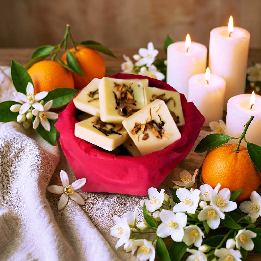 Orange Blossom and Orange Scented Wax
