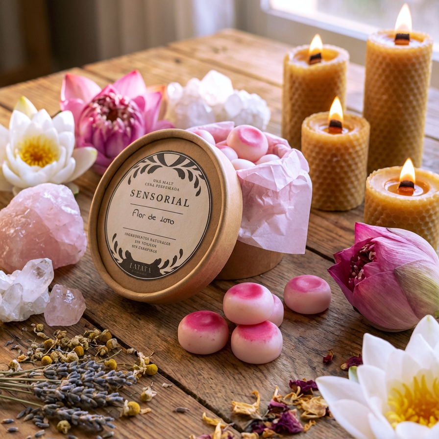 Cera perfumada "Flor de Loto"