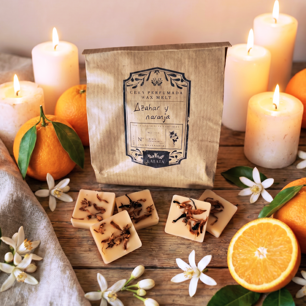 Orange Blossom and Orange Scented Wax