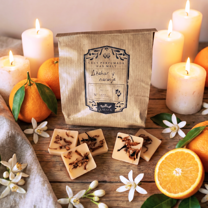Orange Blossom and Orange Scented Wax