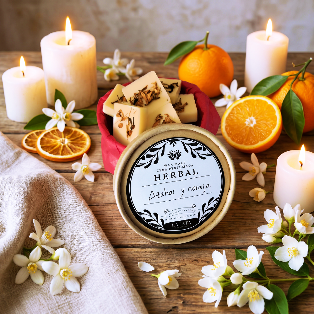 Orange Blossom and Orange Scented Wax