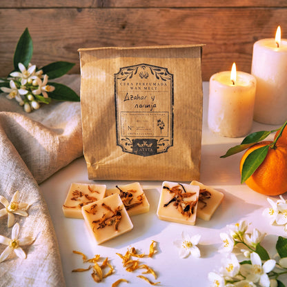 Orange Blossom and Orange Scented Wax