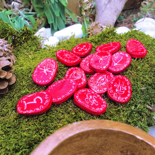 Runas de Bruja artesanales "Coralia"