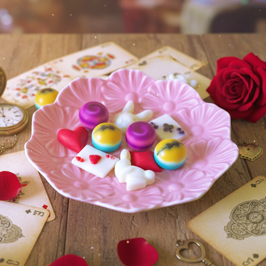 "Alice in Wonderland" scented wax