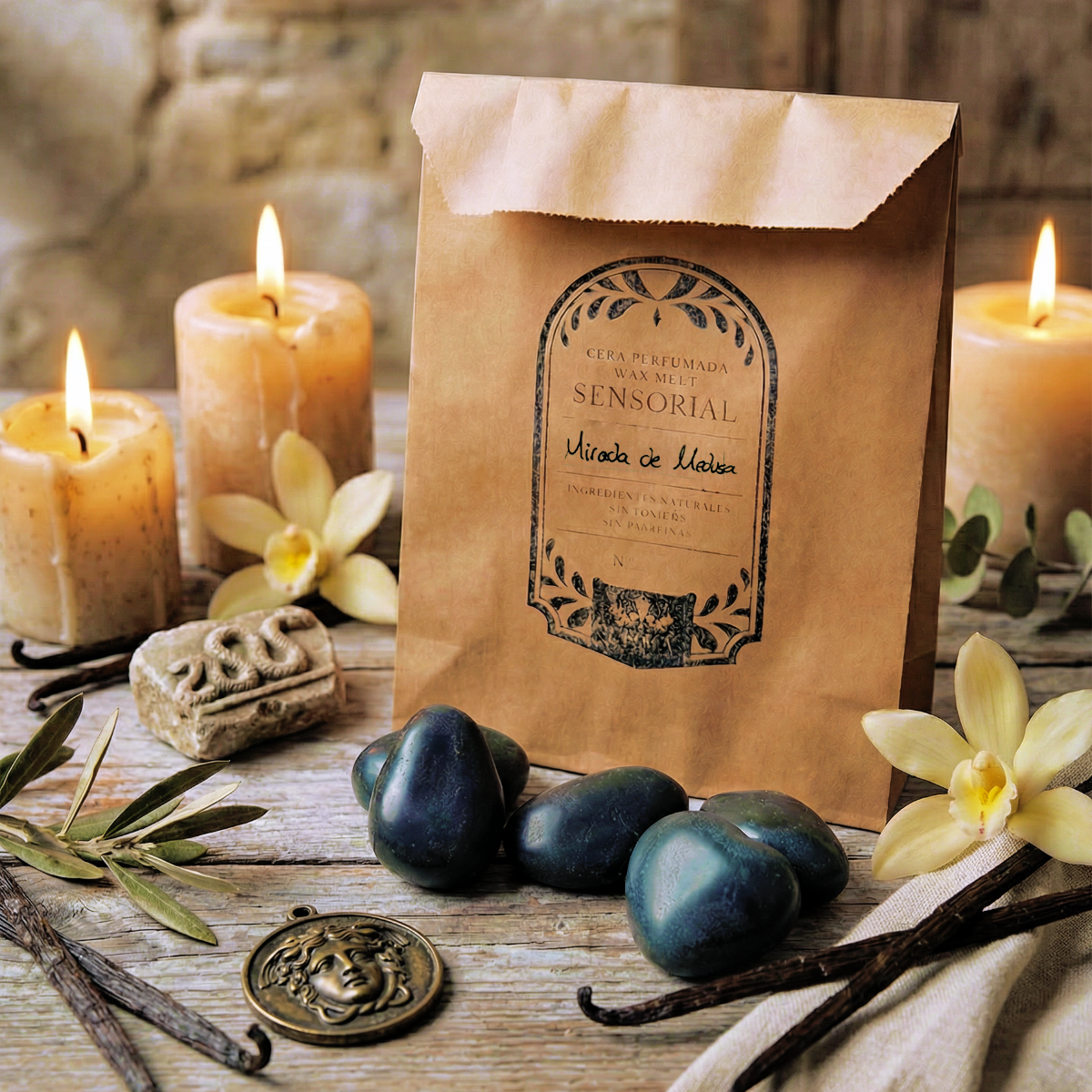 Scented wax melt "Medusa's Gaze"