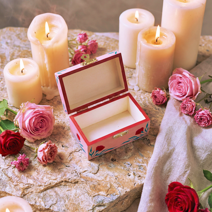 Joyero artesanal "Blossom Wing"