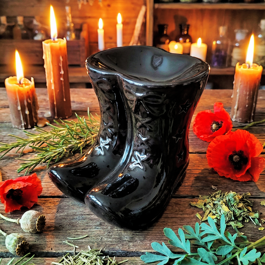 "Witch's Footprints" Incense Burner